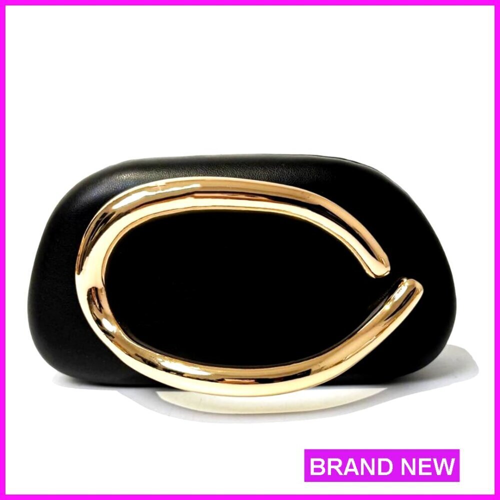 Acrylic Evening Clutch with Metal Handlebars for Wedding Prom Party